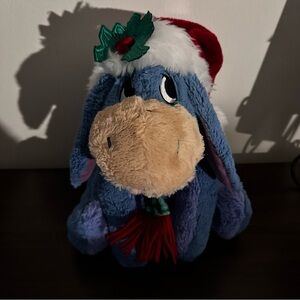 Disney Exclusive Eeyore Plush Holiday Season: NWT
